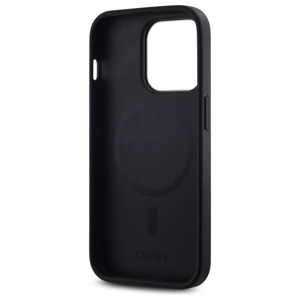 DKNY MagSafe dėklas iPhone 14 Pro – juodas