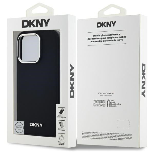 DKNY MagSafe dėklas iPhone 14 Pro – juodas