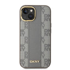 DKNY MagSafe dėklas iPhone 14 – smėlio spalvos