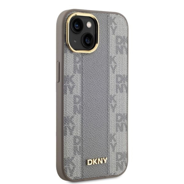 DKNY MagSafe dėklas iPhone 14 – smėlio spalvos