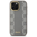 DKNY MagSafe dėklas iPhone 14 Pro Max – smėlio