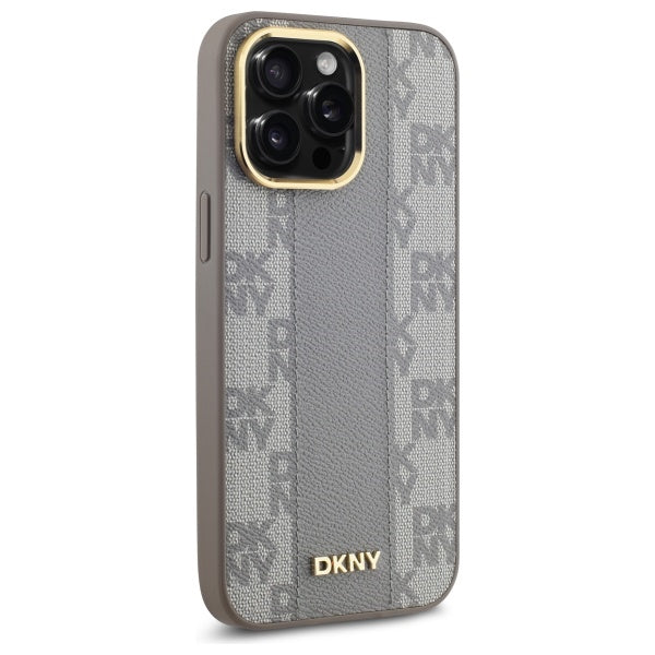 DKNY MagSafe dėklas iPhone 14 Pro Max – smėlio