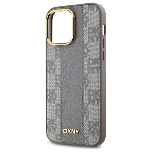 DKNY MagSafe dėklas iPhone 14 Pro Max – smėlio