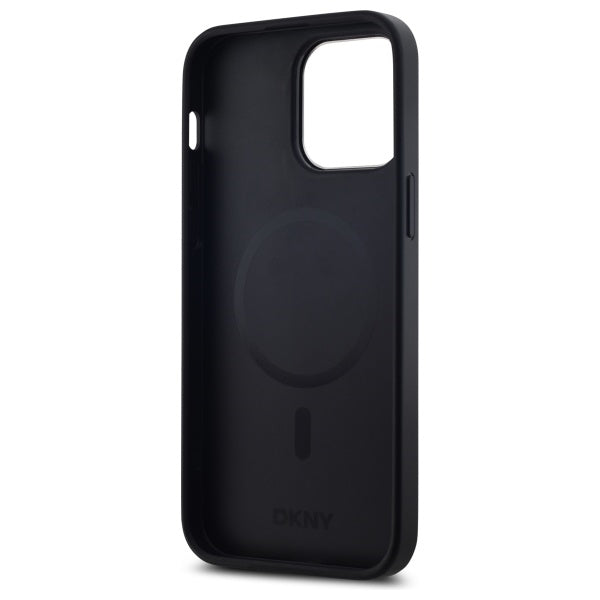 DKNY MagSafe dėklas iPhone 14 Pro Max – juodas