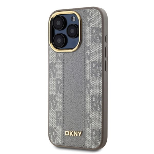 DKNY MagSafe dėklas iPhone 15 Pro – smėlio -- iPhone 15 Pro