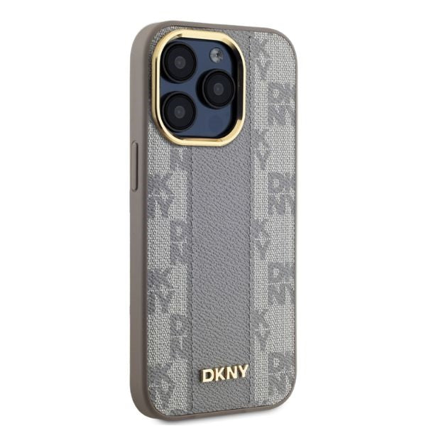DKNY MagSafe dėklas iPhone 15 Pro – smėlio -- iPhone 15 Pro