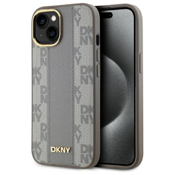 DKNY MagSafe dėklas iPhone 15 Plus – smėlio -- iPhone 15 Plus