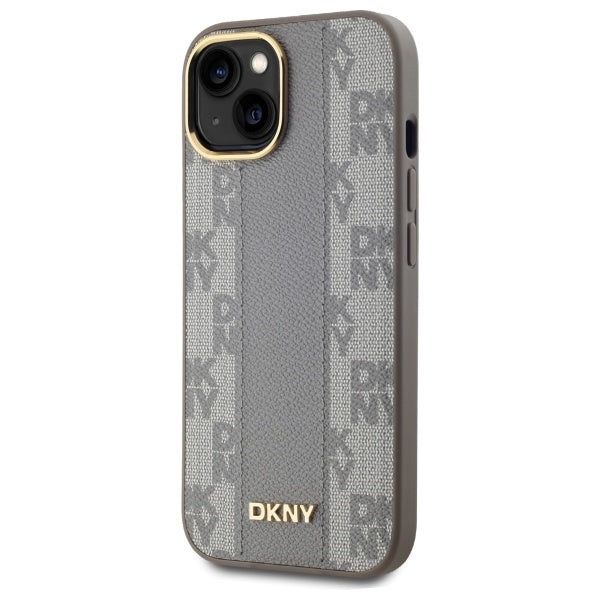 DKNY MagSafe dėklas iPhone 15 Plus – smėlio -- iPhone 15 Plus
