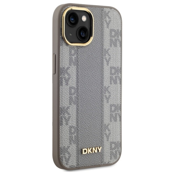 DKNY MagSafe dėklas iPhone 15 Plus – smėlio -- iPhone 15 Plus