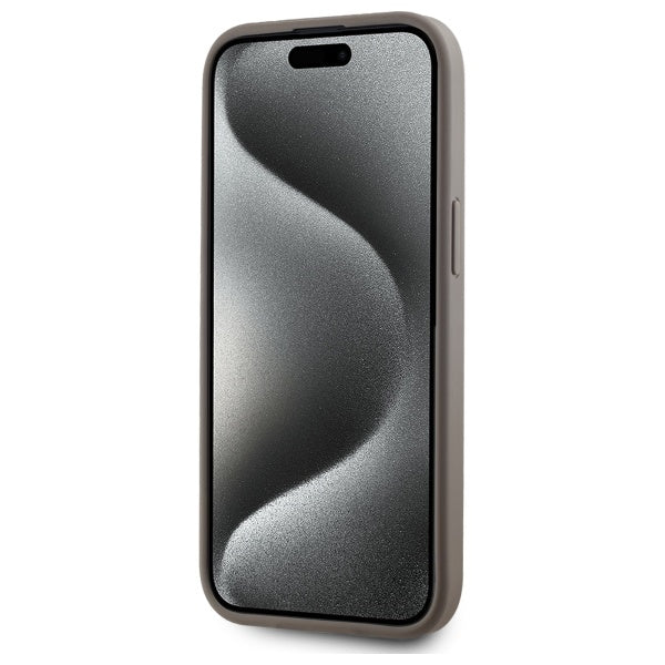 DKNY MagSafe dėklas iPhone 15 Plus – smėlio -- iPhone 15 Plus