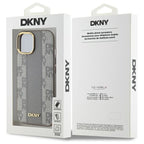 DKNY MagSafe dėklas iPhone 15 Plus – smėlio -- iPhone 15 Plus