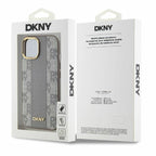 DKNY MagSafe dėklas iPhone 15 – smėlio spalvos -- iPhone 15
