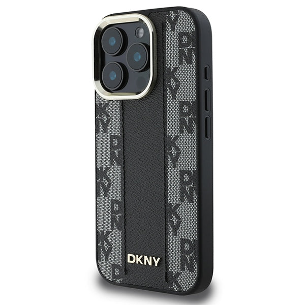 DKNY MagSafe dėklas iPhone 16 Pro – juodas