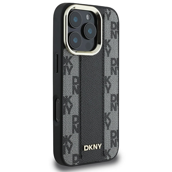 DKNY MagSafe dėklas iPhone 16 Pro – juodas