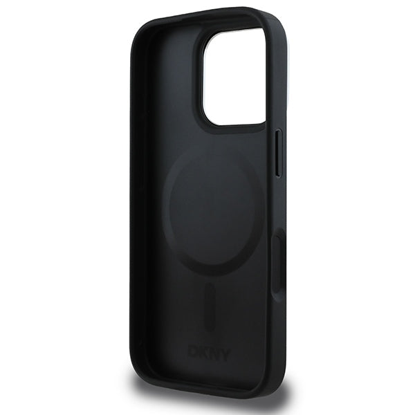 DKNY MagSafe dėklas iPhone 16 Pro – juodas