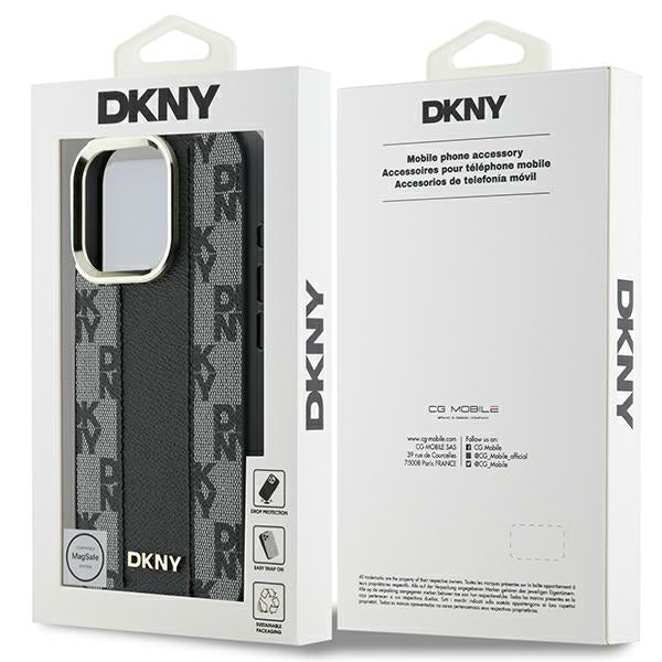 DKNY MagSafe dėklas iPhone 16 Pro – juodas