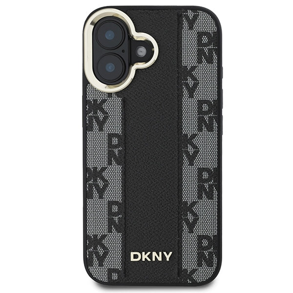 DKNY MagSafe dėklas iPhone 16 Plus – juodas