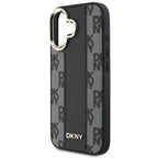 DKNY MagSafe dėklas iPhone 16 Plus – juodas
