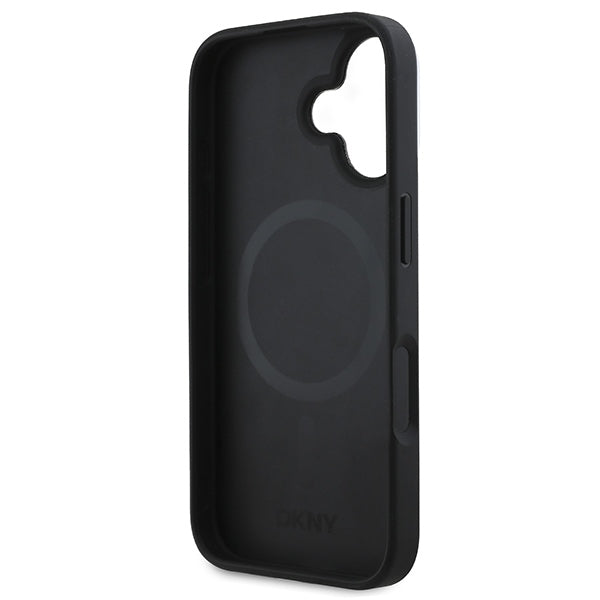 DKNY MagSafe dėklas iPhone 16 Plus – juodas