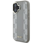 DKNY MagSafe dėklas iPhone 16 – smėlio