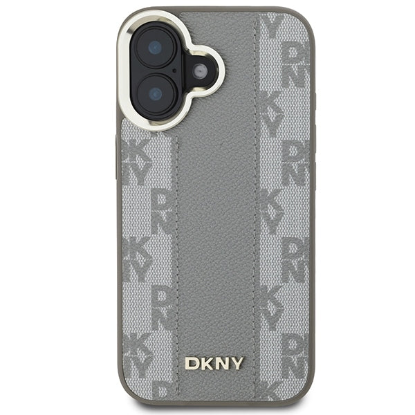 DKNY MagSafe dėklas iPhone 16 – smėlio