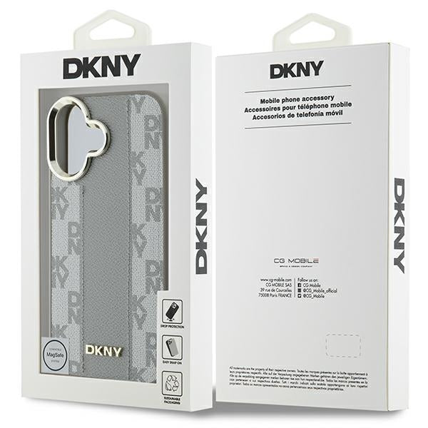 DKNY MagSafe dėklas iPhone 16 – smėlio