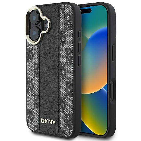 DKNY MagSafe dėklas iPhone 16 – juodas -- iPhone 16