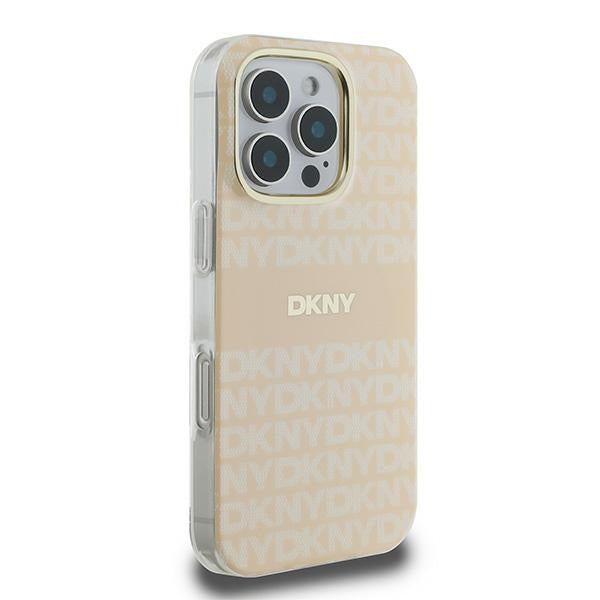 DKNY MagSafe dėklas iPhone 16 Pro Max – rožinis