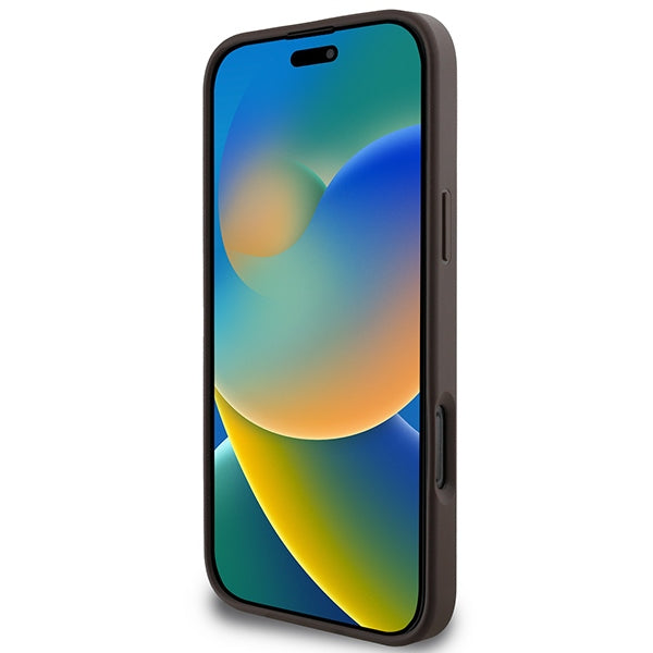 Guess 4G Classic dėklas iPhone 16 Pro Max – Rudas -- iPhone 16 Pro Max