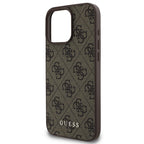 Guess 4G Classic dėklas iPhone 16 Pro Max – Rudas -- iPhone 16 Pro Max