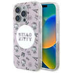 Hello Kitty MagSafe dėklas iPhone 16 Pro – rožinis