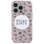 Hello Kitty MagSafe dėklas iPhone 16 Pro – rožinis