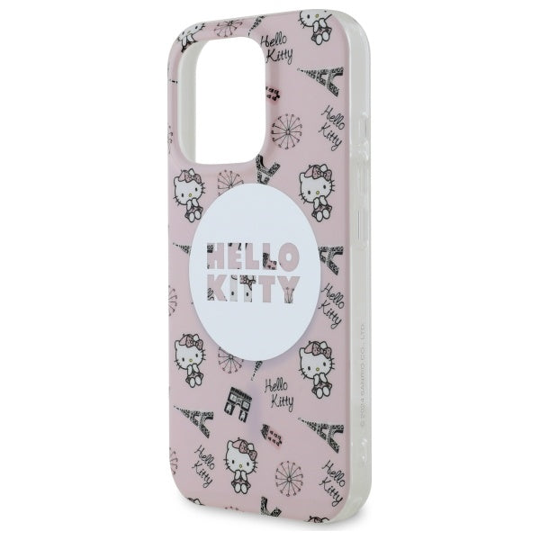 Hello Kitty MagSafe dėklas iPhone 16 Pro – rožinis