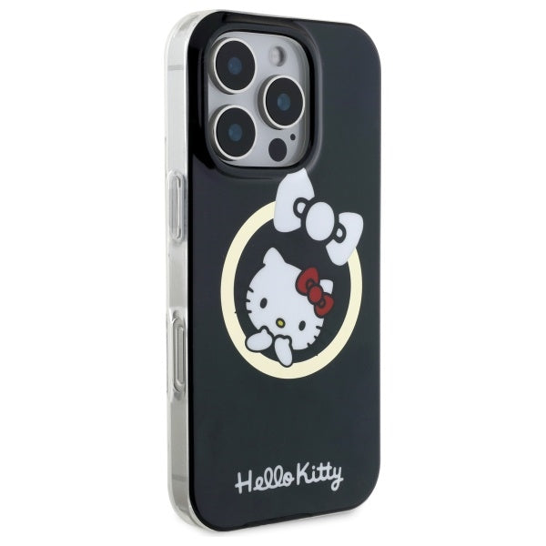 Hello Kitty MagSafe dėklas iPhone 16 Pro – juodas -- iPhone 16 Pro