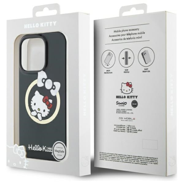 Hello Kitty MagSafe dėklas iPhone 16 Pro – juodas -- iPhone 16 Pro