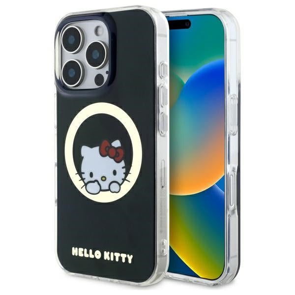 Hello Kitty MagSafe dėklas iPhone 16 Pro – juodas -- iPhone 16 Pro