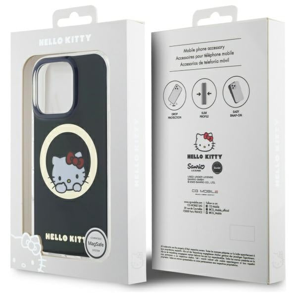Hello Kitty MagSafe dėklas iPhone 16 Pro – juodas -- iPhone 16 Pro