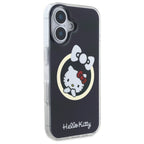 Hello Kitty MagSafe dėklas iPhone 16 – juodas