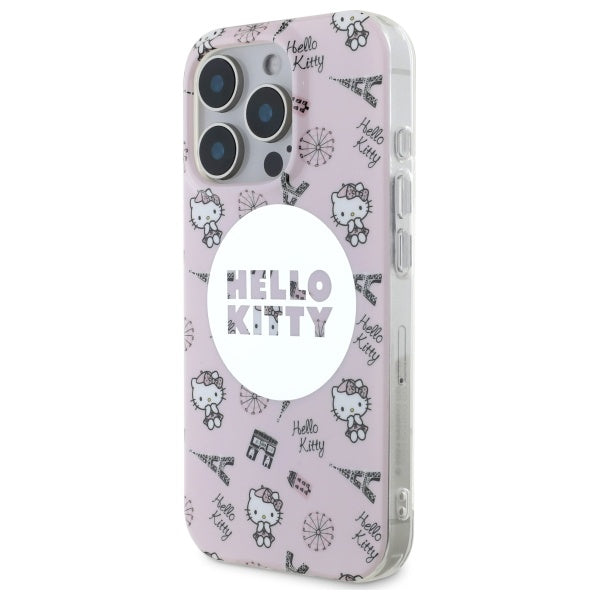 Hello Kitty MagSafe dėklas iPhone 16 Pro Max – rožinis
