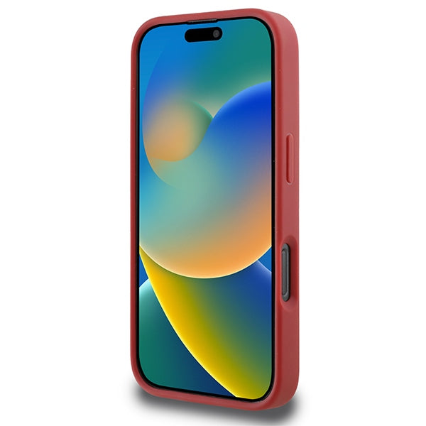 Karl Lagerfeld iPhone 16 Pro dėklas – raudonas