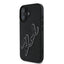 Karl Lagerfeld 3D Rubber dėklas iPhone 16 – juodas