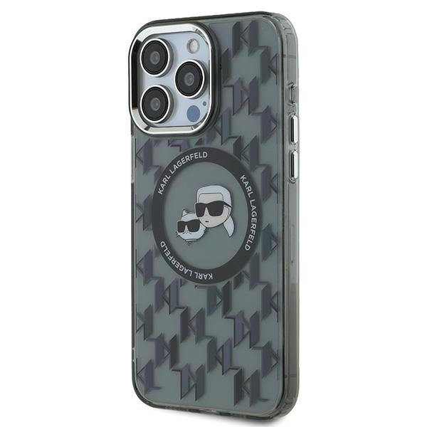 Karl Lagerfeld MagSafe dėklas iPhone 15 Pro – juodas -- iPhone 15 Pro