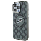 Karl Lagerfeld MagSafe dėklas iPhone 15 Pro – juodas -- iPhone 15 Pro