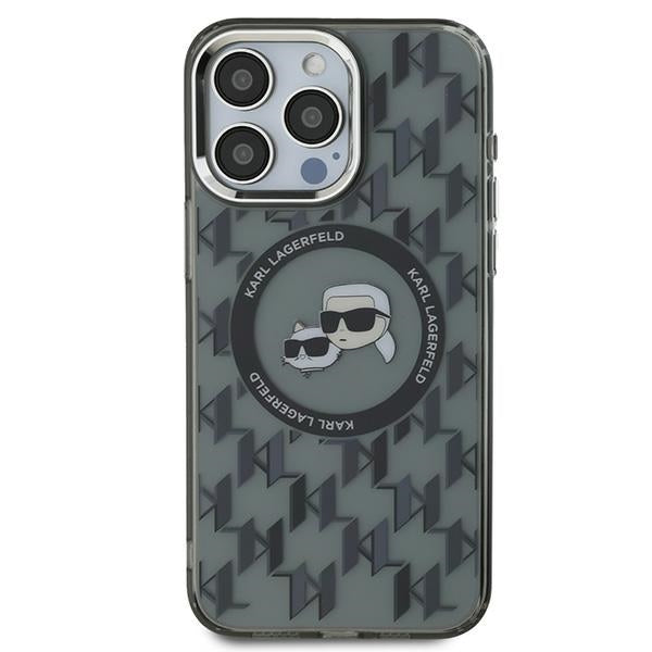 Karl Lagerfeld MagSafe dėklas iPhone 15 Pro – juodas -- iPhone 15 Pro
