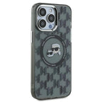 Karl Lagerfeld MagSafe dėklas iPhone 15 Pro – juodas -- iPhone 15 Pro