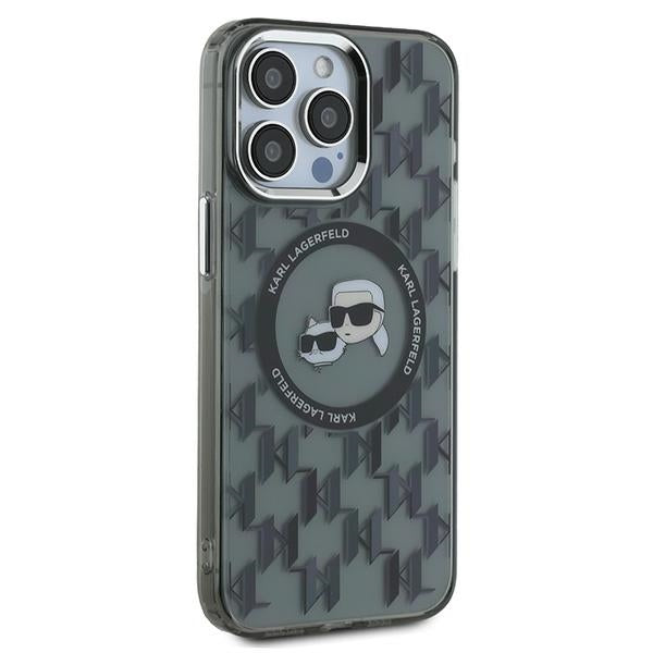 Karl Lagerfeld MagSafe dėklas iPhone 15 Pro – juodas -- iPhone 15 Pro