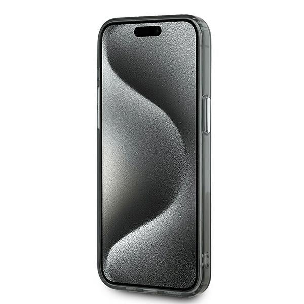 Karl Lagerfeld MagSafe dėklas iPhone 15 Pro – juodas -- iPhone 15 Pro