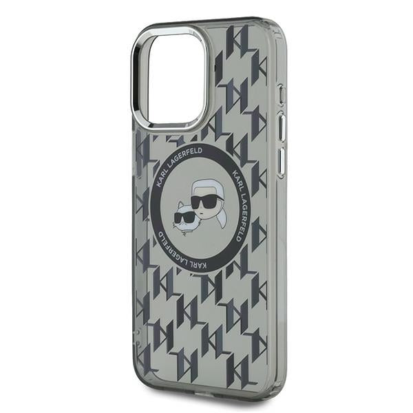 Karl Lagerfeld MagSafe dėklas iPhone 15 Pro – juodas -- iPhone 15 Pro