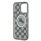 Karl Lagerfeld MagSafe dėklas iPhone 15 Pro – juodas -- iPhone 15 Pro