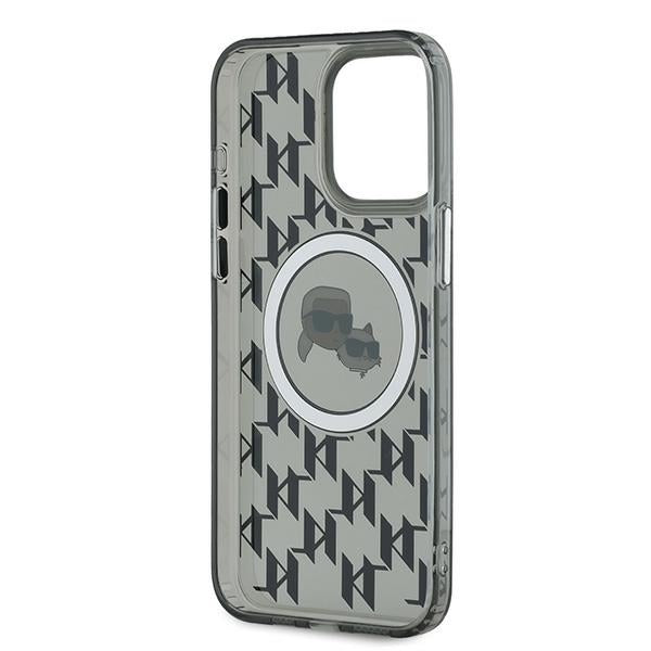Karl Lagerfeld MagSafe dėklas iPhone 15 Pro – juodas -- iPhone 15 Pro